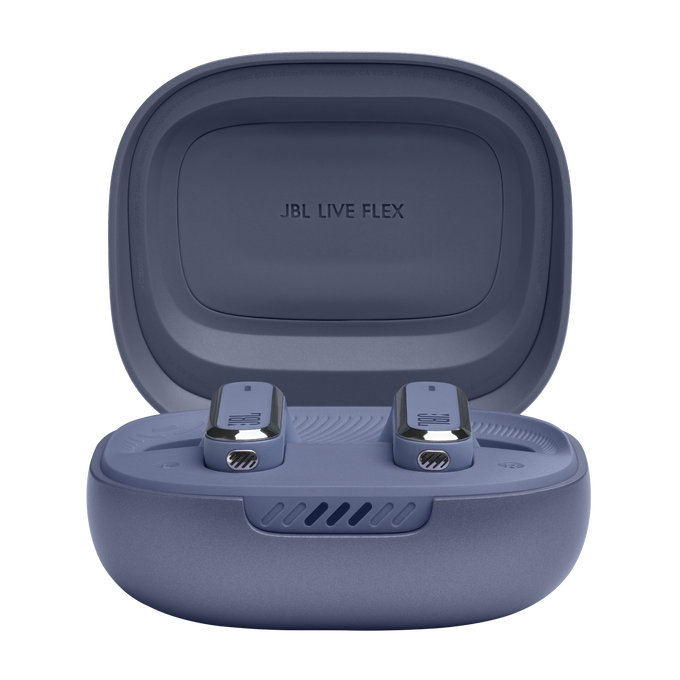 JBL Live Flex - Blue - True wireless Noise Cancelling earbuds - Detailshot 1 image number null